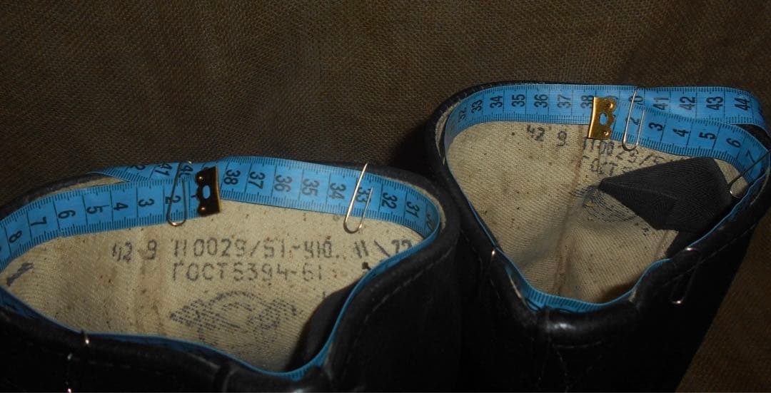 WW2 ロシア軍 ソ連軍 大戦型 革製 ジャックブーツ 27センチ 極上品