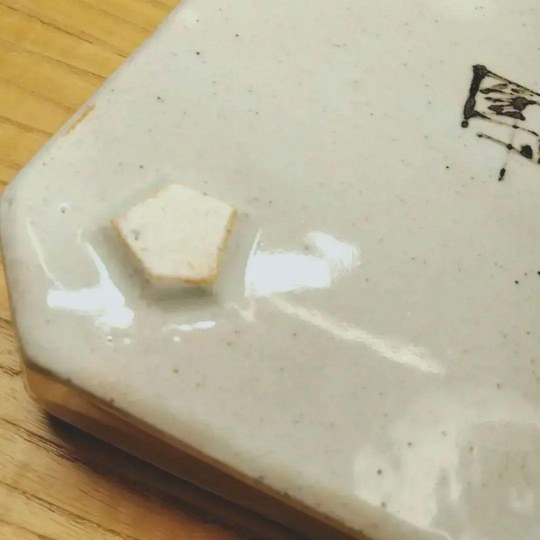 ☆ 人間国宝 加藤卓男 紅白梅四方皿