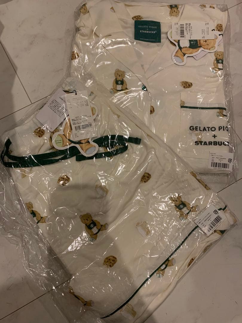 GELATO PIQUE + STARBUCKS ルームウェア　上下2点セット