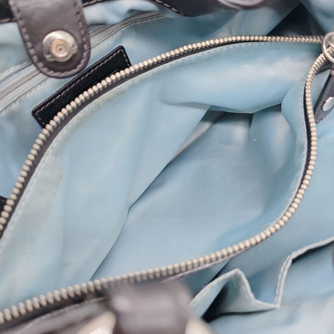 y2k✨COACH コーチ 本革 トートバッグ 黒 16244 肩掛け A4収納