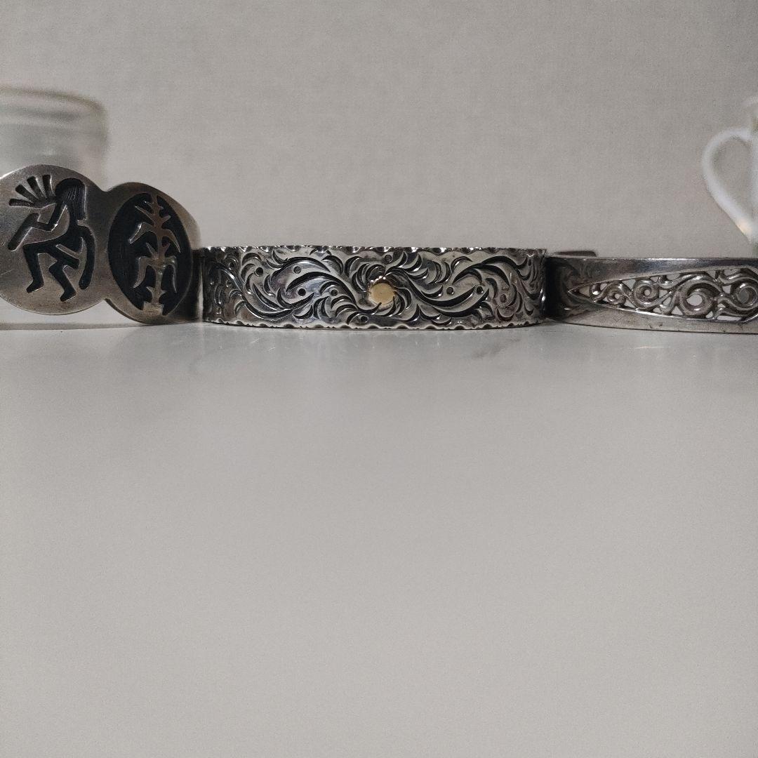 B.P.C シルバー925 K18 ハワイアンジュエリー バングル