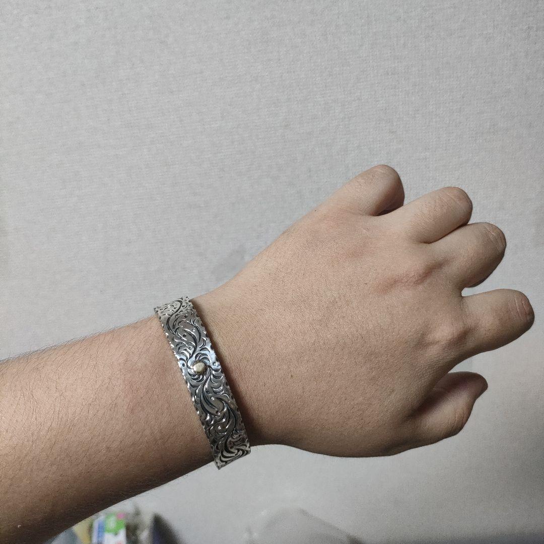 B.P.C シルバー925 K18 ハワイアンジュエリー バングル