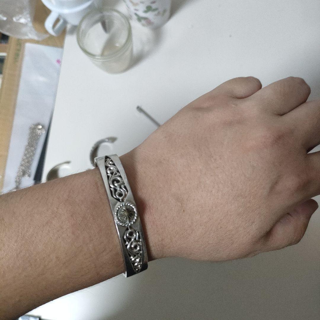 B.P.C シルバー925 K18 ハワイアンジュエリー バングル