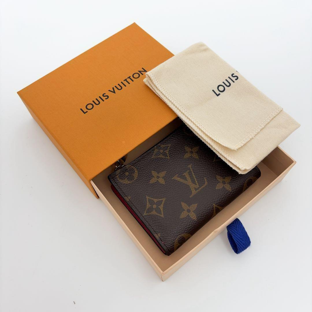 現行品★箱袋付★ルイヴィトン モノグラム ノア コンパクト ミニ 財布 ピンク