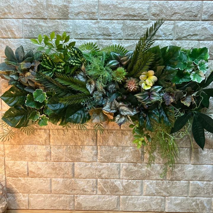 光触媒　人工観葉植物　ウォールグリーン　造花　インテリア60353