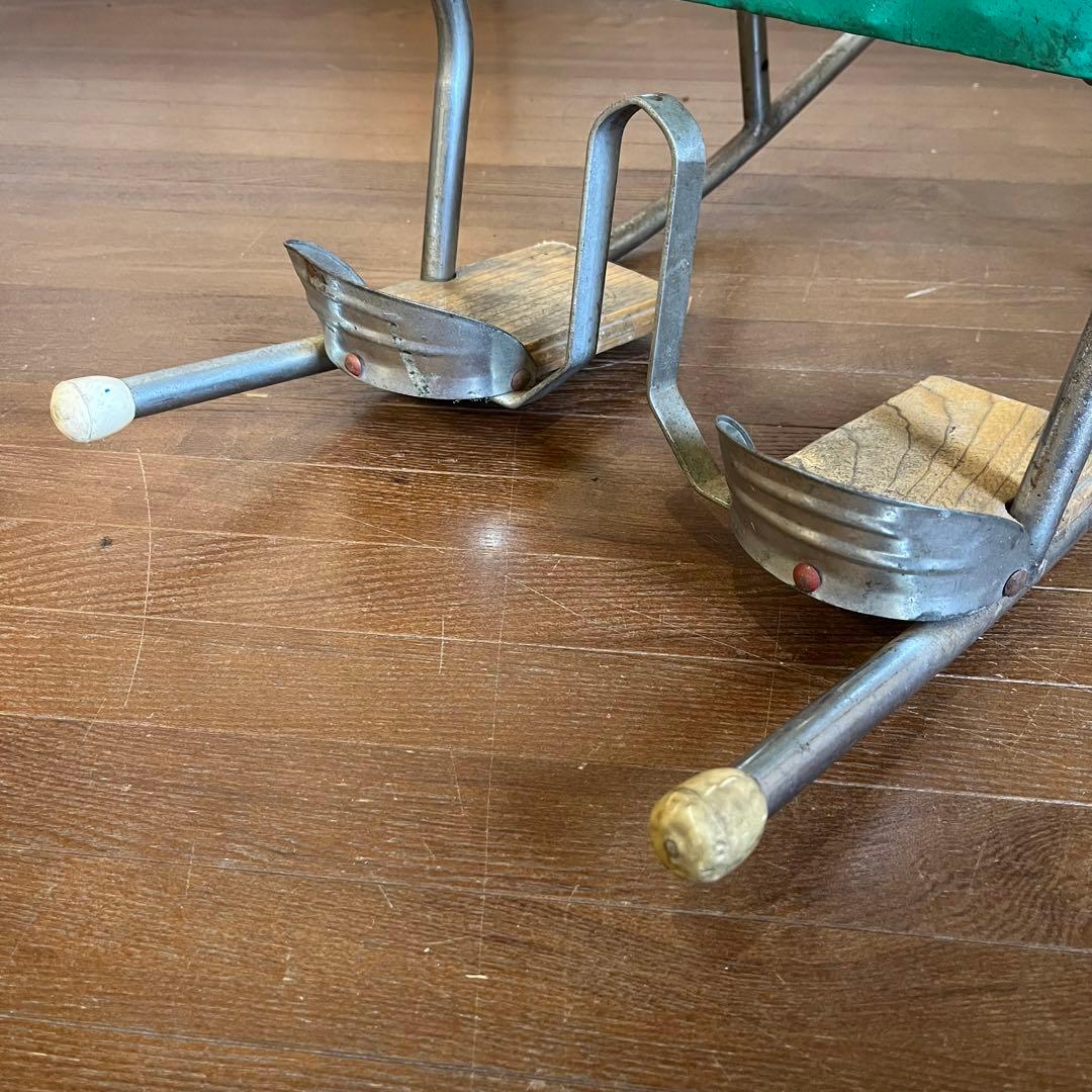 【アンティーク】昭和レトロ ロッキングベビーチェア 赤ちゃん椅子 遊具付き