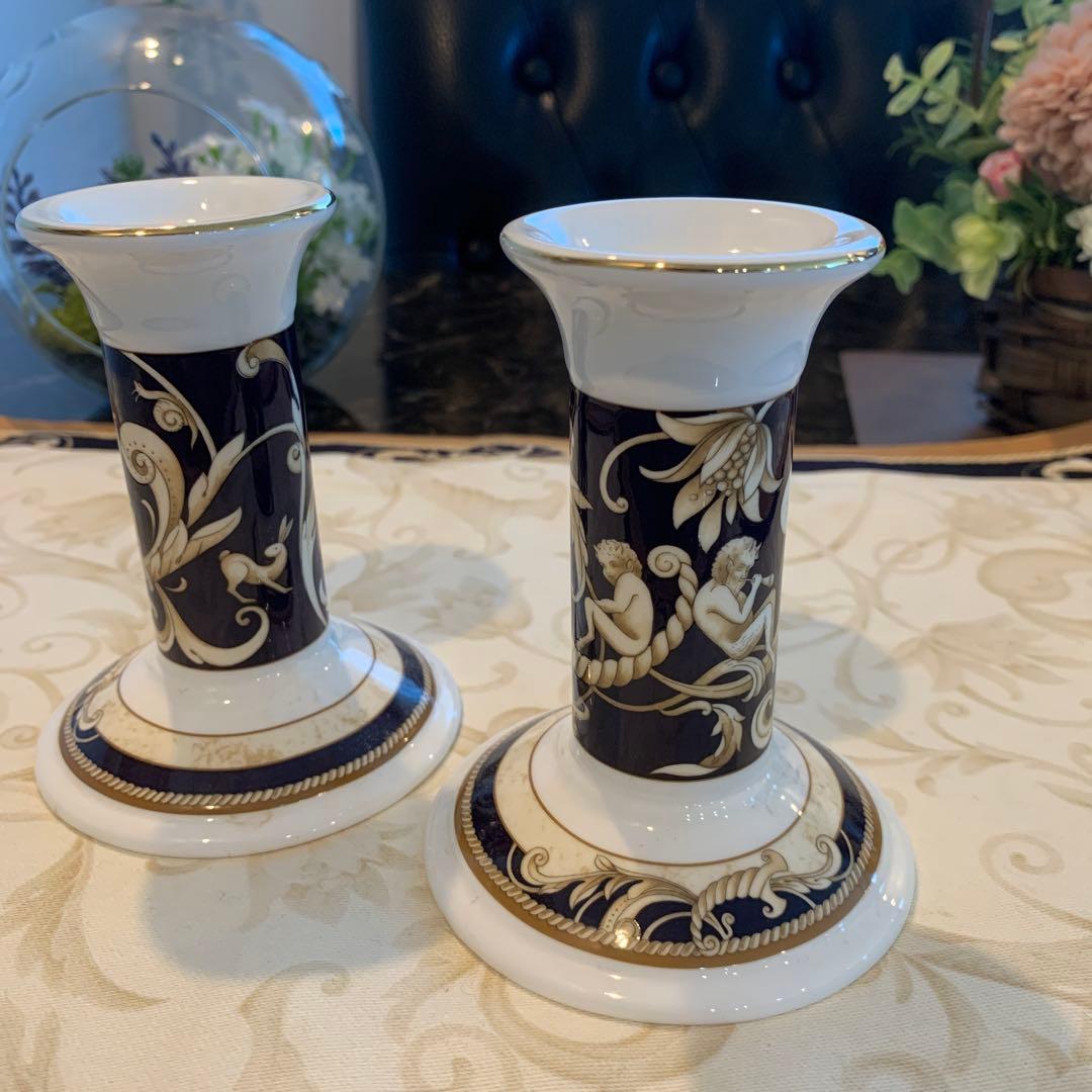 希少　ウェッジウッド コーヌコピア　キャンドルスタンド　キャンドルホルダー