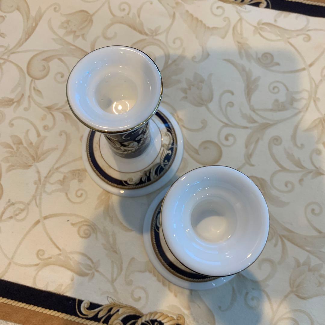 希少　ウェッジウッド コーヌコピア　キャンドルスタンド　キャンドルホルダー
