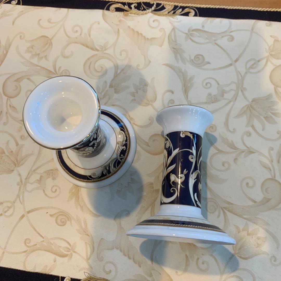 希少　ウェッジウッド コーヌコピア　キャンドルスタンド　キャンドルホルダー