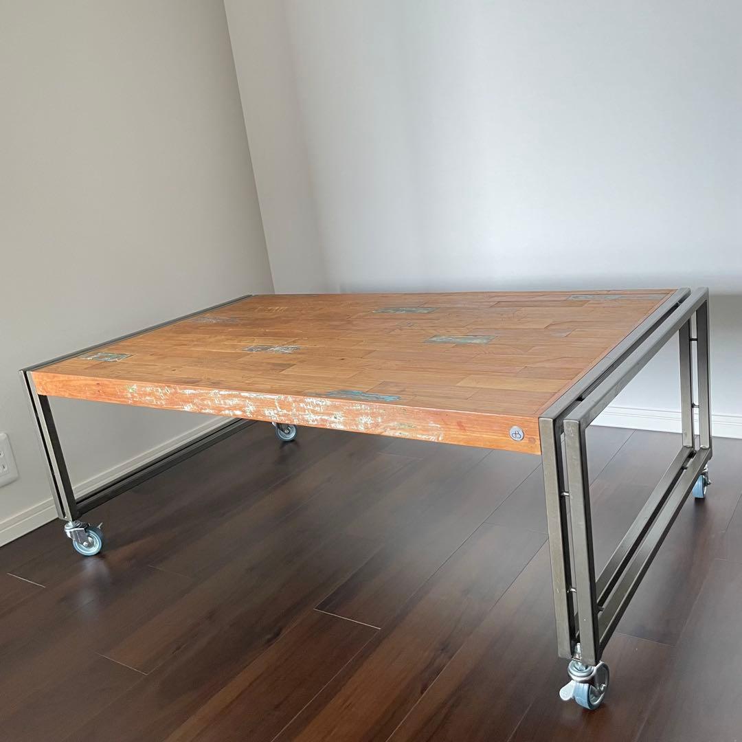 d-Bodhi（ディーボディ） ストッパー機能付きキャスター仕様センターテーブル