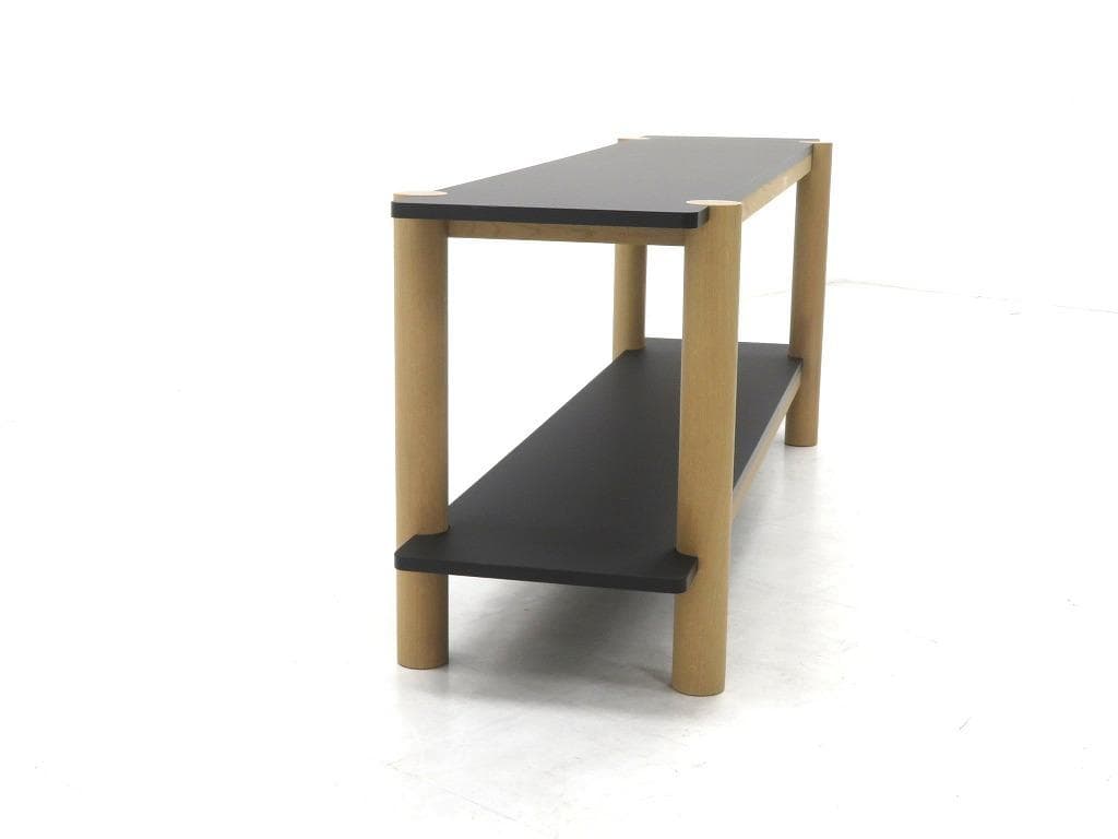 展示品　シボネ　リノリウム　オーク材　サイドボード　シェルフ　飾り棚　テレビ台