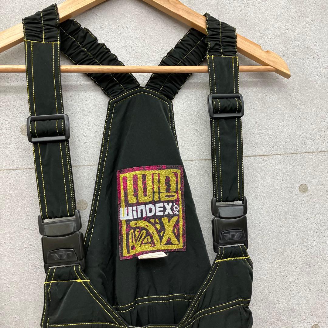 WINDEX スキーウェア 上下セットアップ 犬 刺繍 レディース M 黒