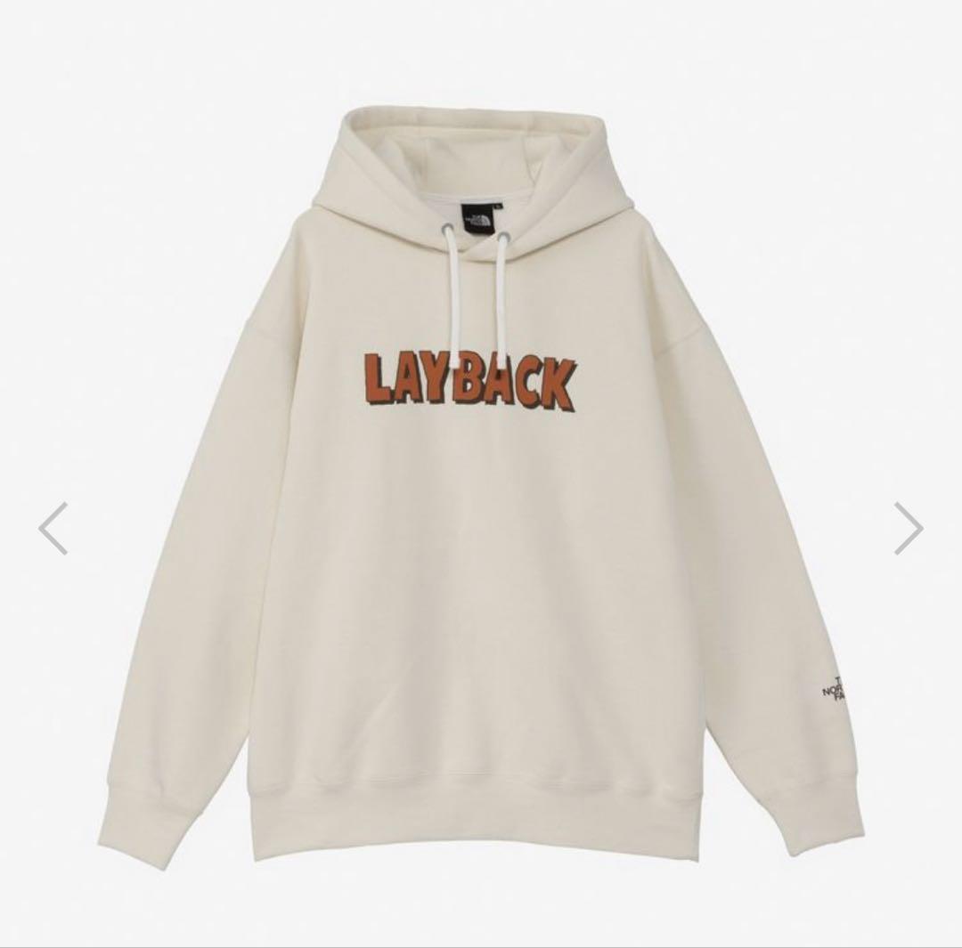 新品　ノースフェイス パーカー レイバックフーディ　ヴィンテージホワイト L