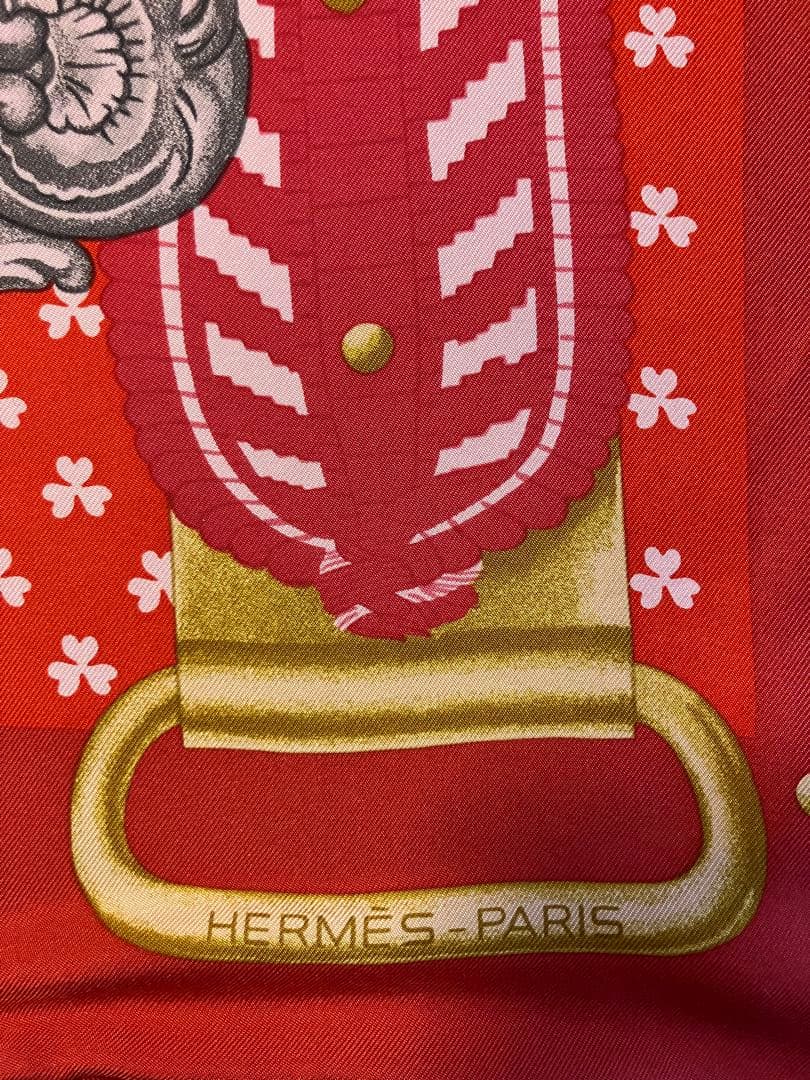新品未使用 エルメス　スカーフ　カレ ウォッシュ 90