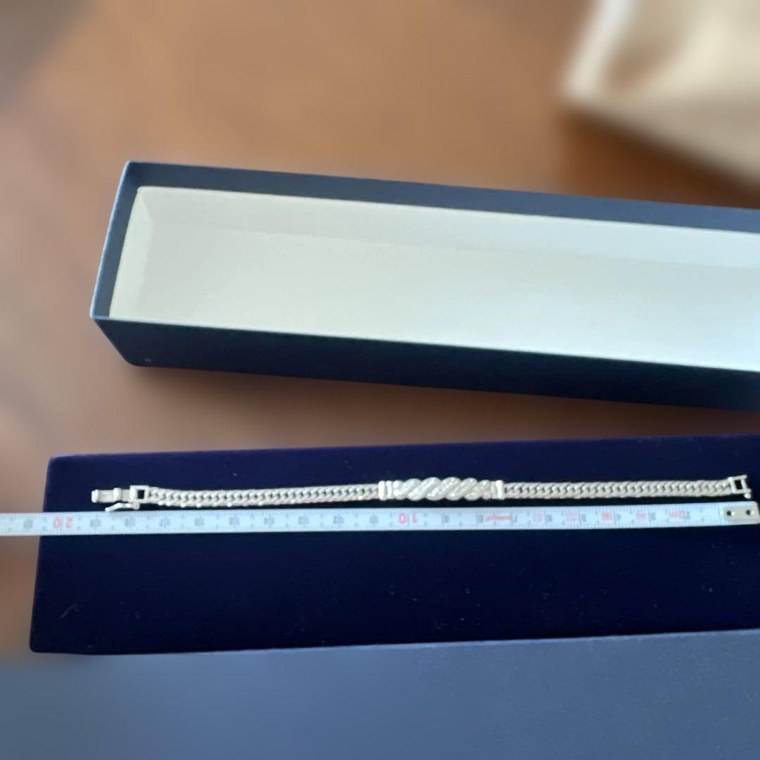 プラチナ850 ダイア0.5 ユニセックス　ブレスレット