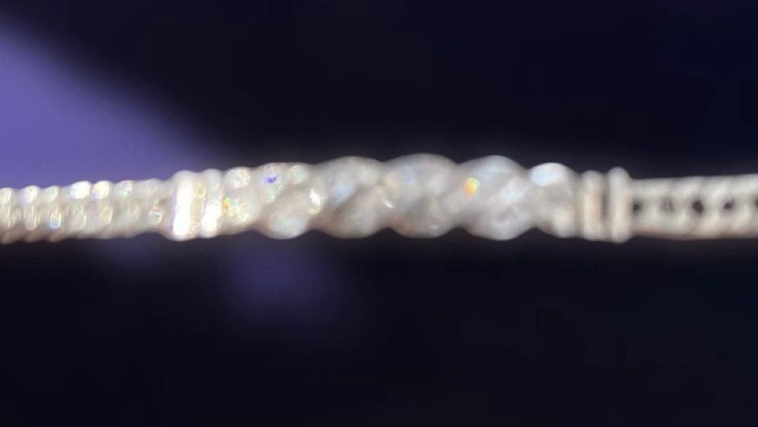 プラチナ850 ダイア0.5 ユニセックス　ブレスレット