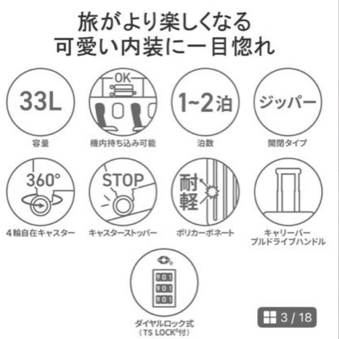 ハント　マイン　スーツケース　キャリーケース　TSAロック　ブルー　水色