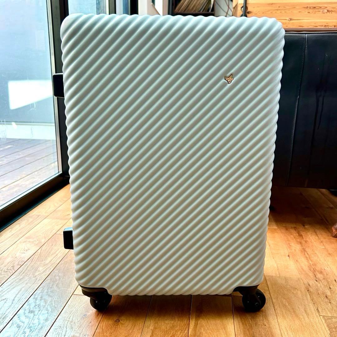 ハント　マイン　スーツケース　キャリーケース　TSAロック　ブルー　水色