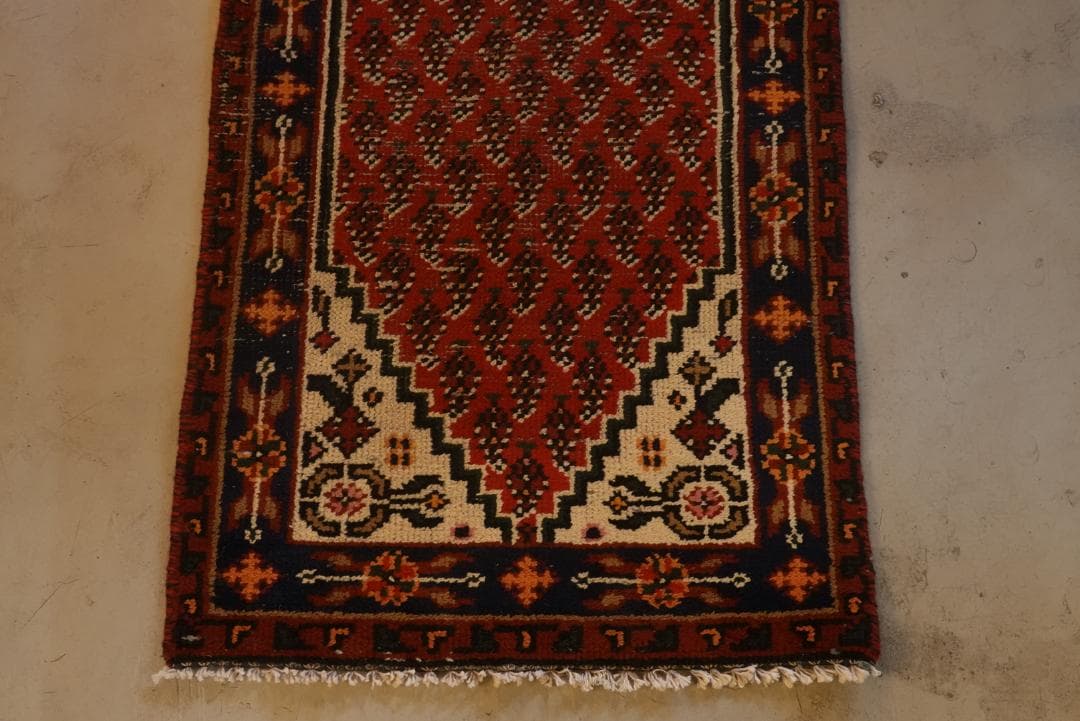 ✦vintage rugs✦　116cm58cm　インド産　ハンドメイドラグ