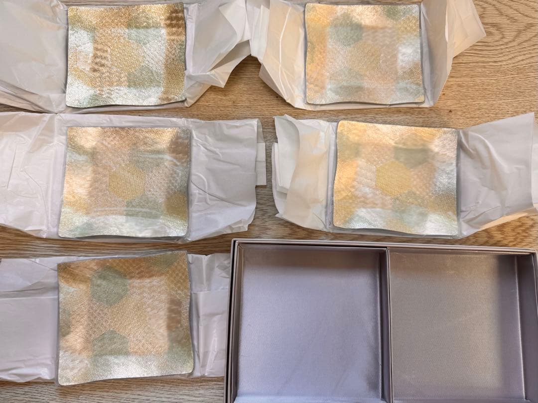 銀座 和光　七宝焼　角皿