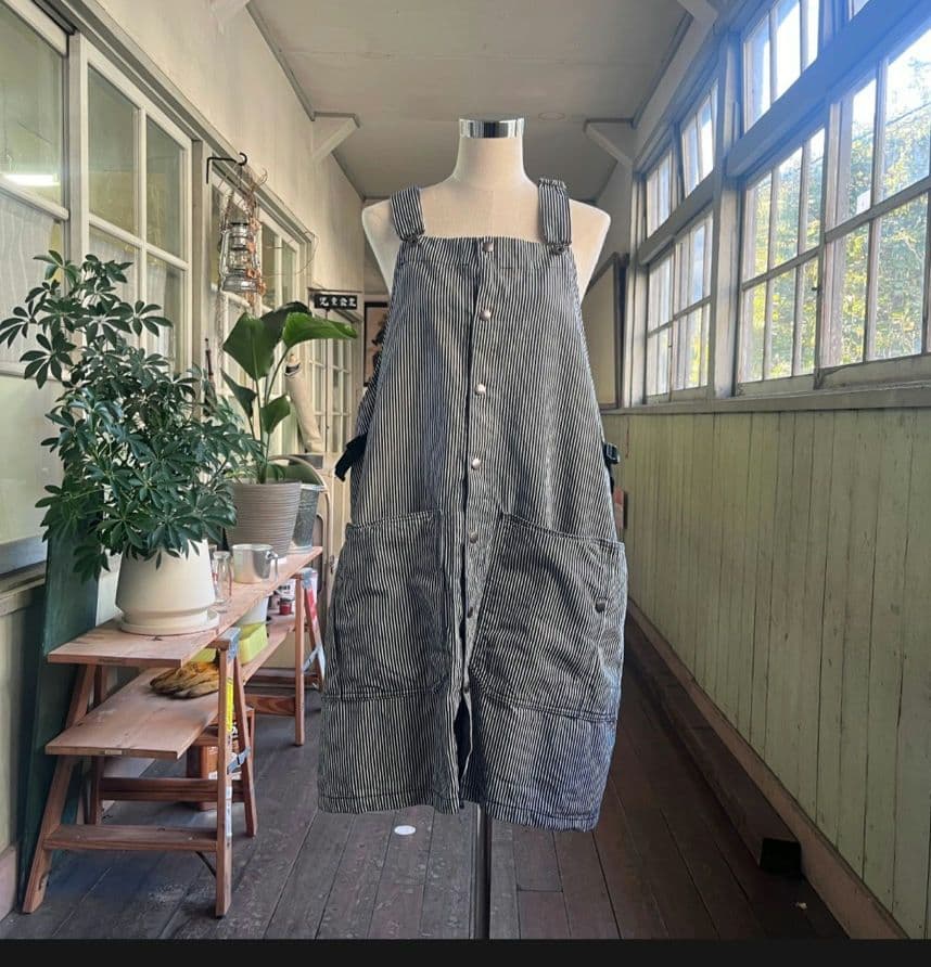 新品未使用 メデル ヒッコリー エプロンベスト