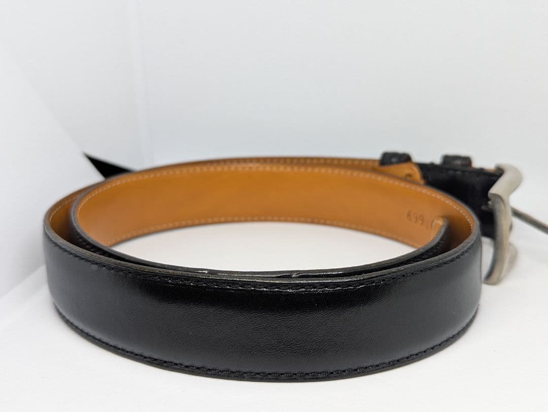 【美品】Felisi フェリージ　黒　レザー　メンズベルト