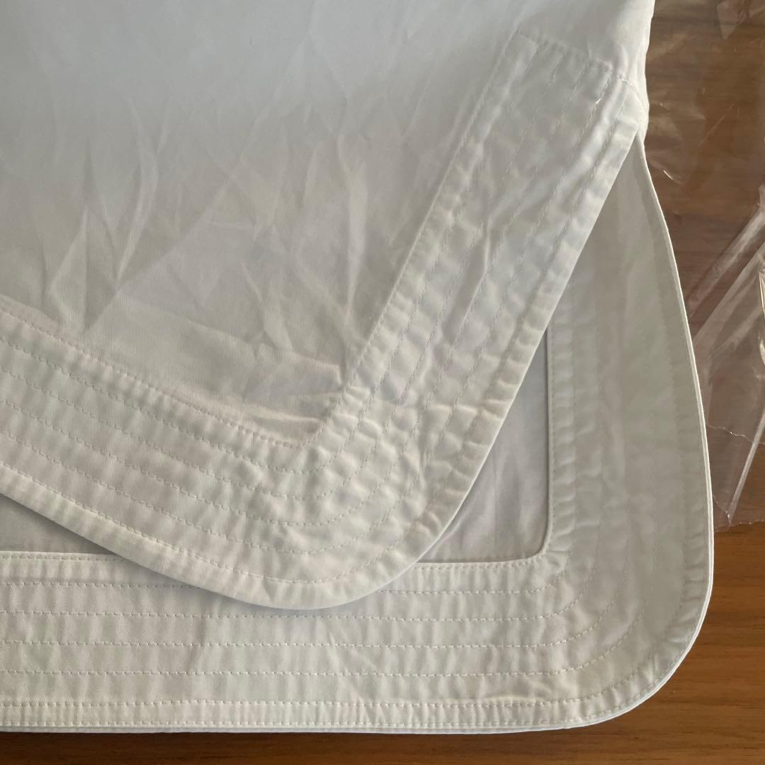 HERMES コットン白ブラウス