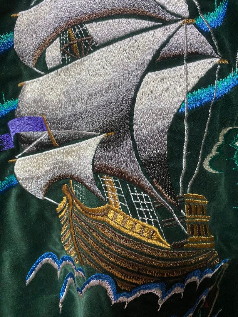 RADIAL スカジャン 別珍 ラディアル スーベニアジャケット 美品 L