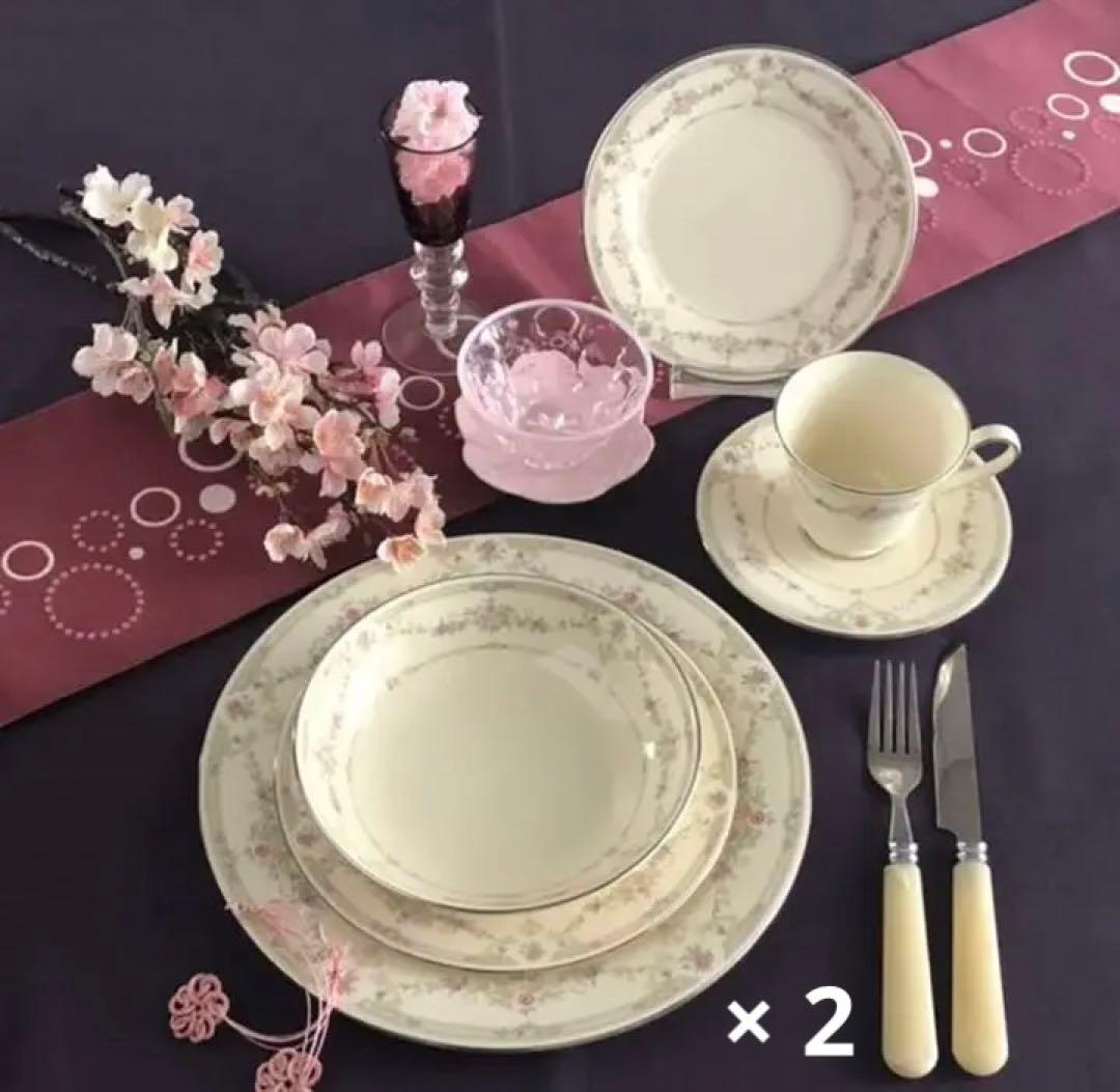 【未使用美品】ロイヤルドルトン★TAMARA★ローズガーランド　2名様　計10点