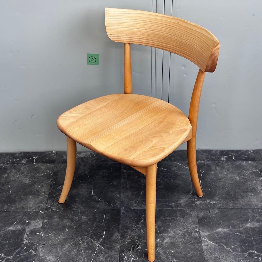 ∞送料込！飛騨産業 HIDA CRESCENT チェア（板座） SG261B ②