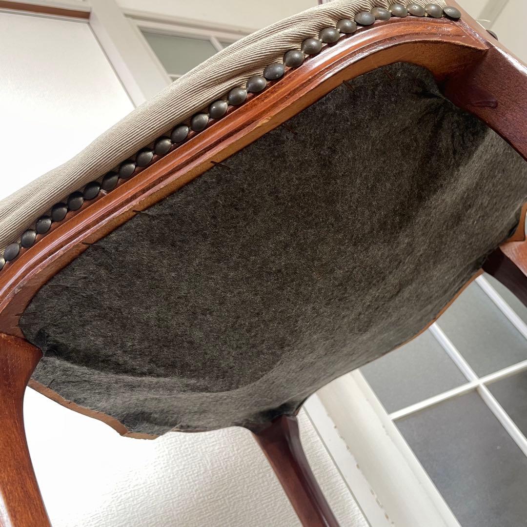 ゴブラン織 猫脚ヴィンテージチェア