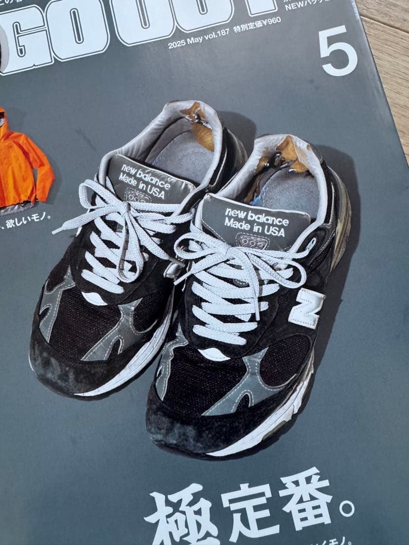 ニューバランス25年復刻　MR993BK 27.5 名古屋ゲートタワー購入品。