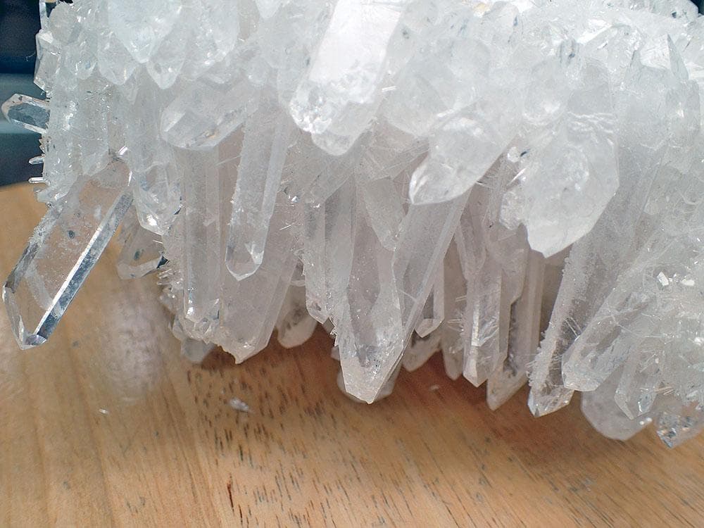 【天然石】水晶クラスター＿底面の輝きがハンパ無い！