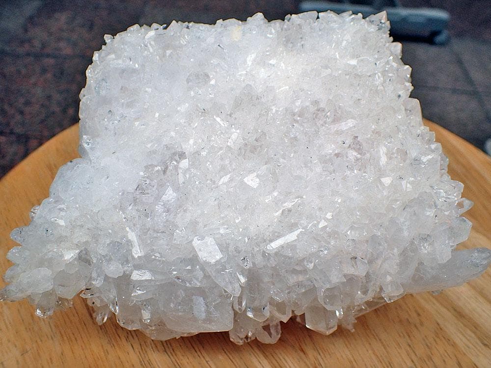 【天然石】水晶クラスター＿底面の輝きがハンパ無い！