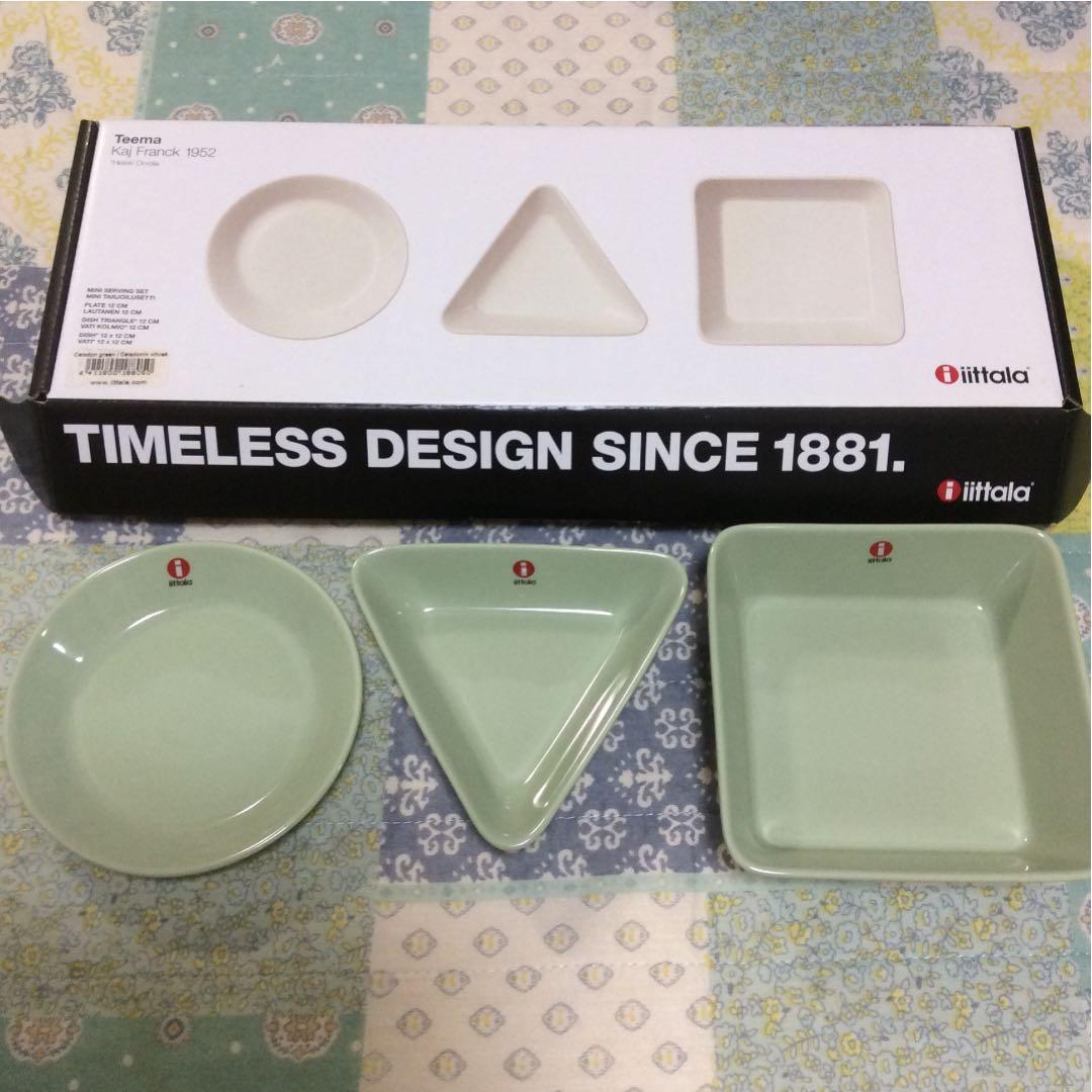 未使用 イッタラ ティーマ セラドングリーン ミニサービングセット
