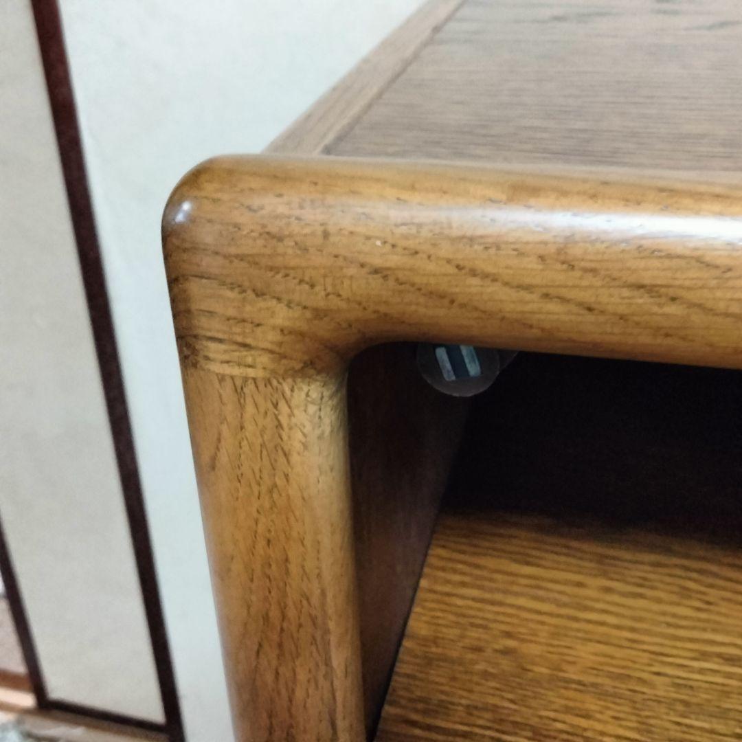 アケボノ工芸　キャビネット 飾り台 電話台 曙工芸製作所 ナラ？オーク？