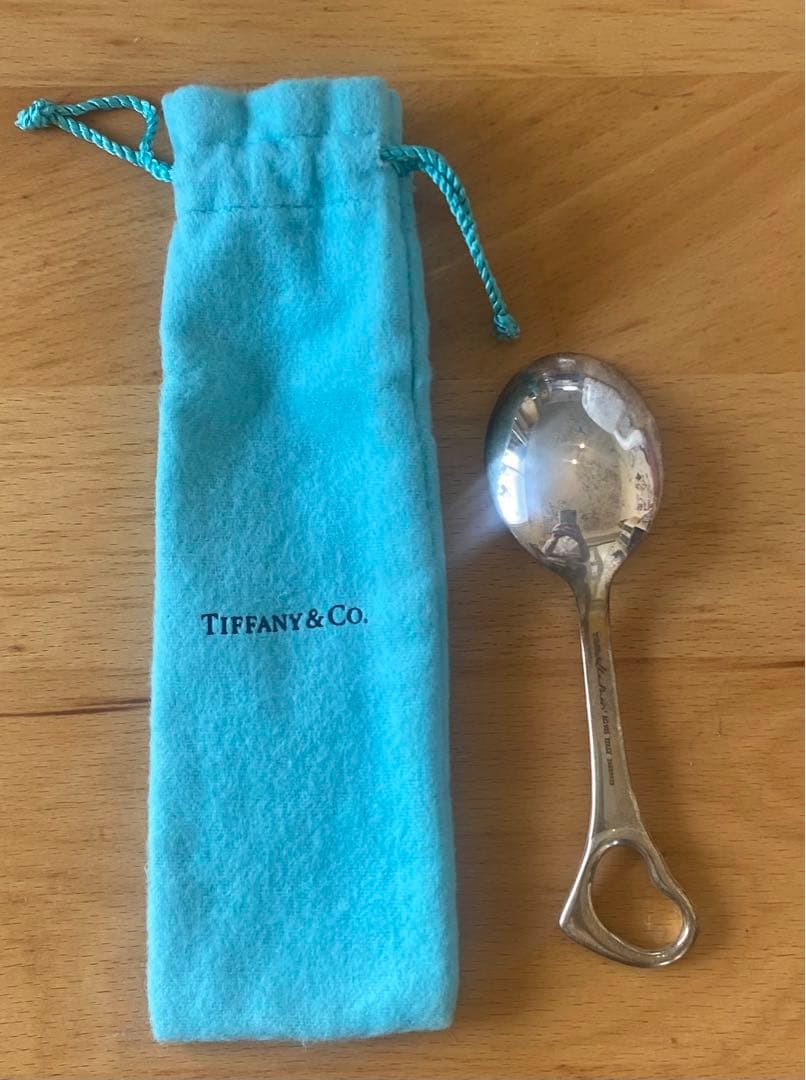 Tiffany & Co. ステンレススチールスプーン 専用ポーチ付き