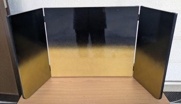 Y 未使用 五月人形 端午の節句 兜 飾り台 20号 屏風 13号セット S