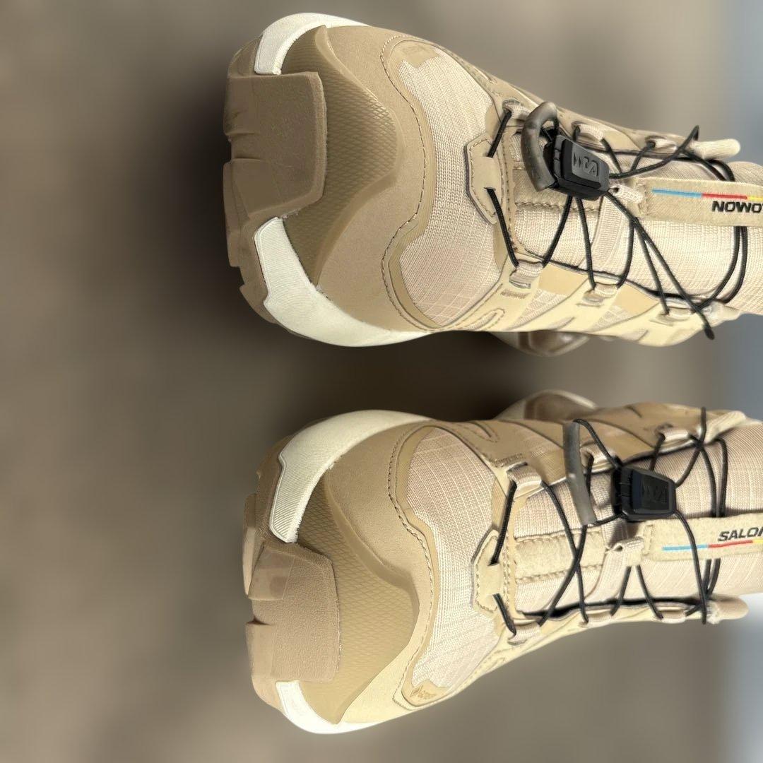 Salomon スニーカー 23.5cm ベージュXC ローム　ゴアテックス　W