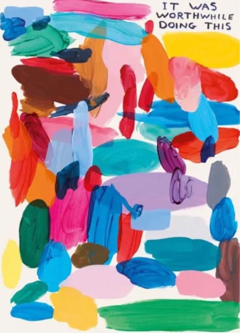 新品未使用 David Shrigley ポスター フレームなし