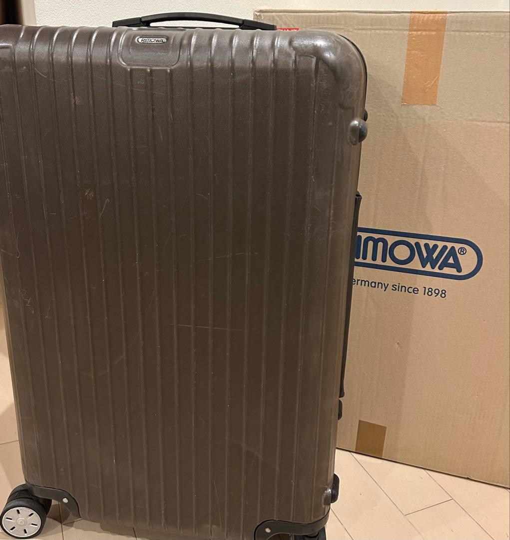 格安リモワRIMOWA サルサ（4輪）810.70 TSAロック　軽量　ブラウン