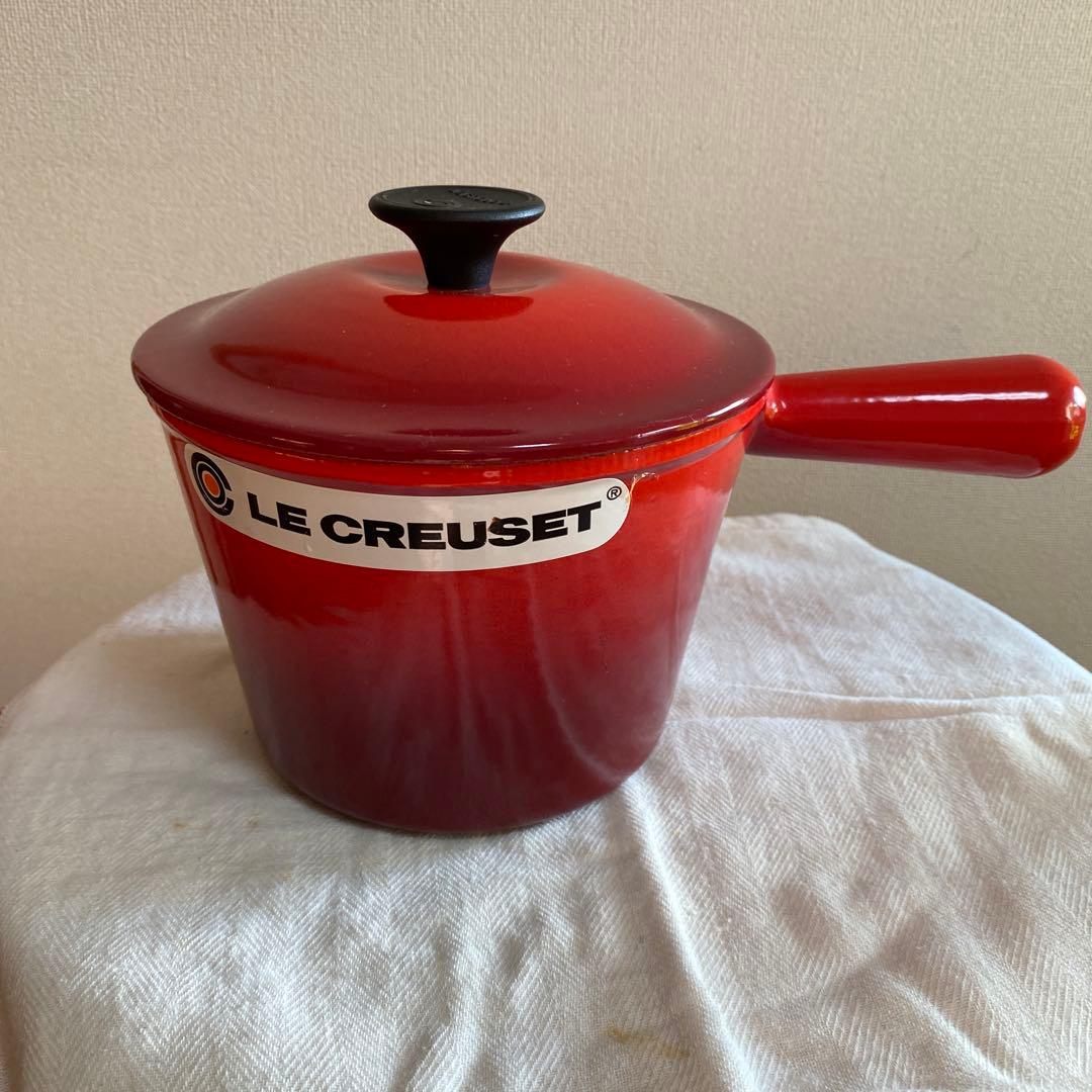 LE CREUSET 赤 片手鍋
