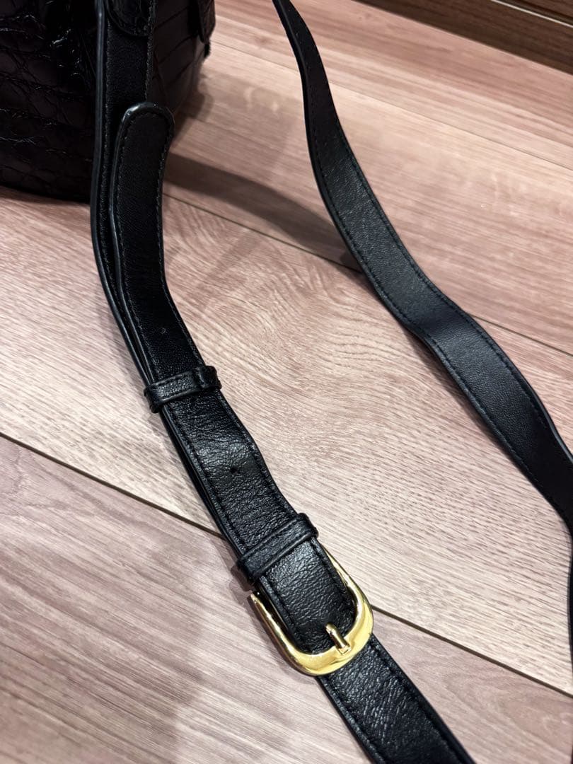 定価38.5万 muta MARINE マットクロコポーチ バッグ