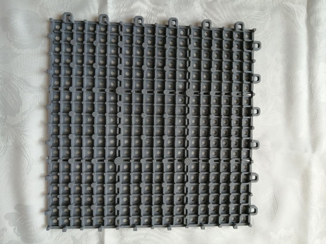 パレスチェッカー ジョイント式床材 30cmX30cm グレー 30枚入り