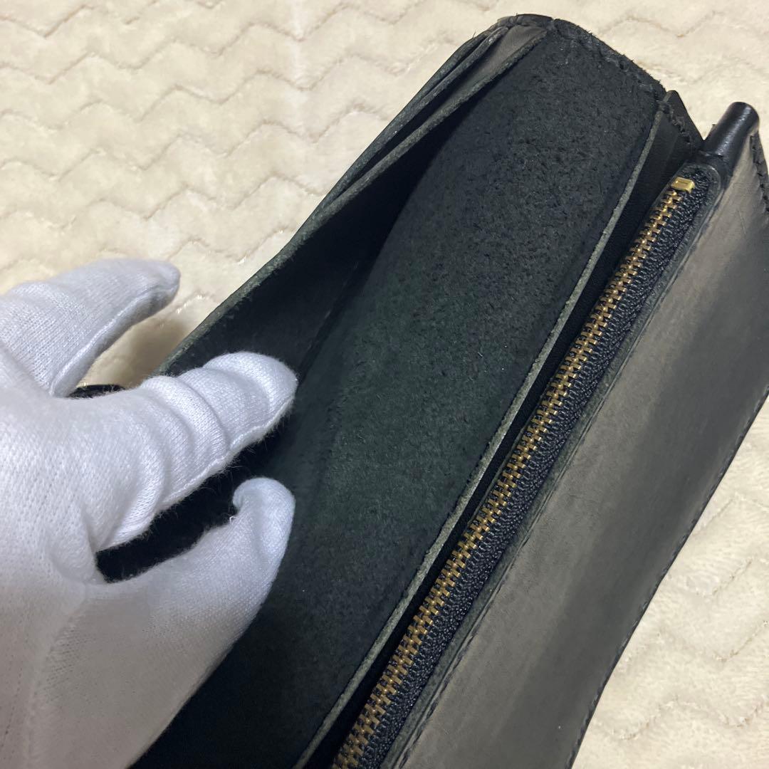 (訳あり)バイカーズ　ロングウォレット　レザー　　レザーウォレットチェーン