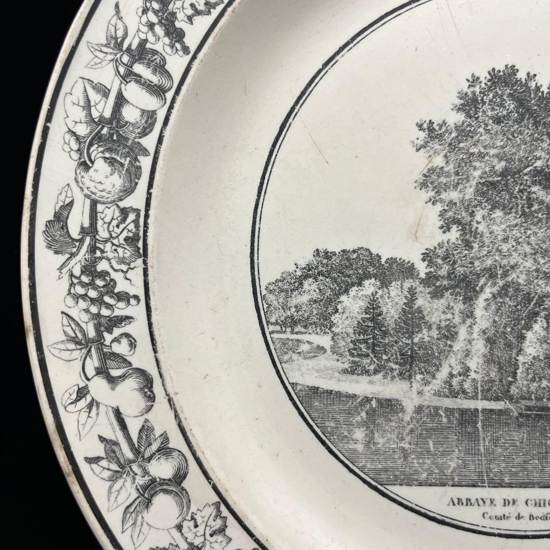 フランスアンティーク皿　クレイユStoneCoquerel et Le Gros