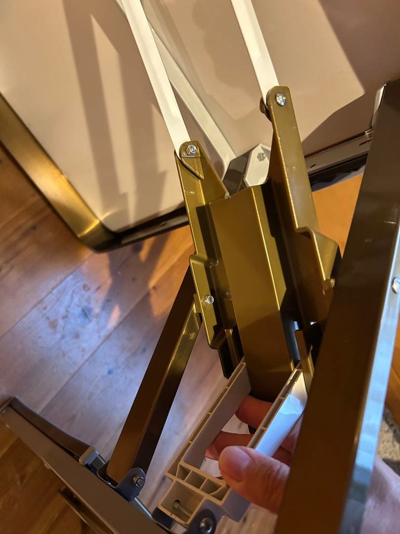 アウトドア　折りたたみテーブルチェアセット　木目調