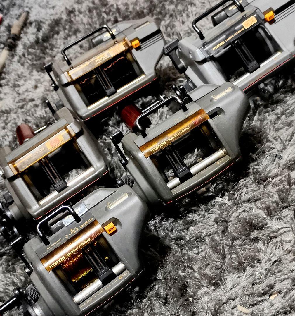 シマノチタノス船まとめて5台！揃うことが激レア