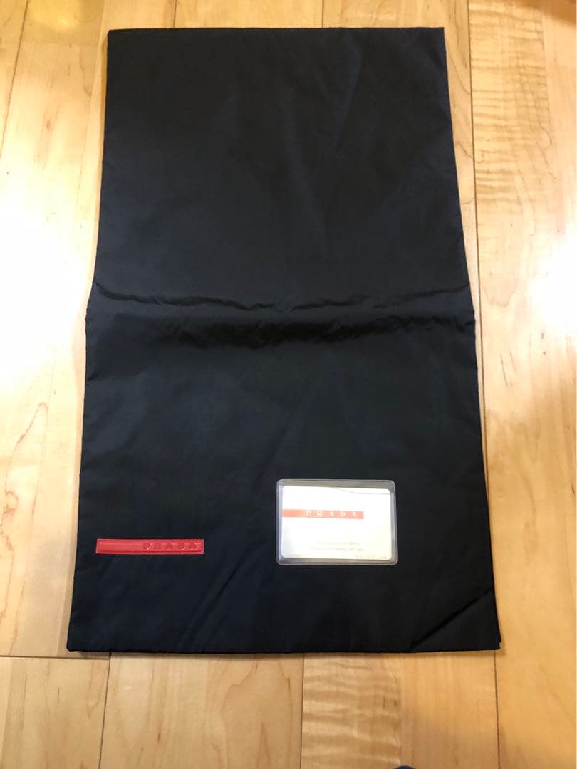 最終価格　美品　PRADAスポーツブラックナイロンマフラー