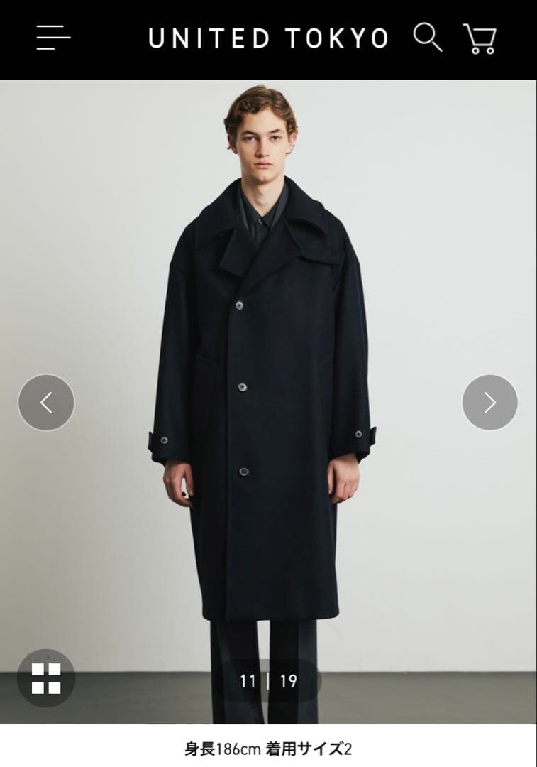 UNITED TOKYO ×EX Super180s メルトンコート 10周年